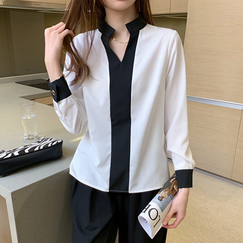 Commuting chiffon shirt spring and autumn shirt for women