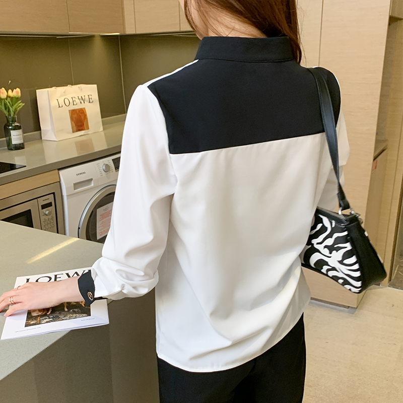 Commuting chiffon shirt spring and autumn shirt for women