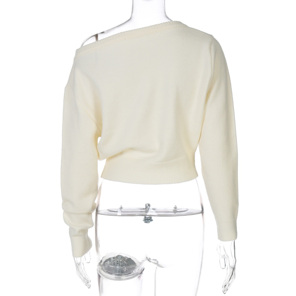 Summer temperament slim long sleeve tops for women