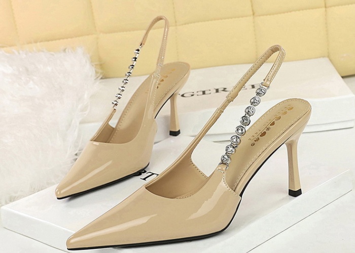 European style stilettos rhinestone shoes for women