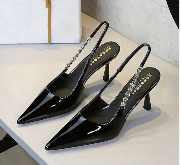 European style stilettos rhinestone shoes for women