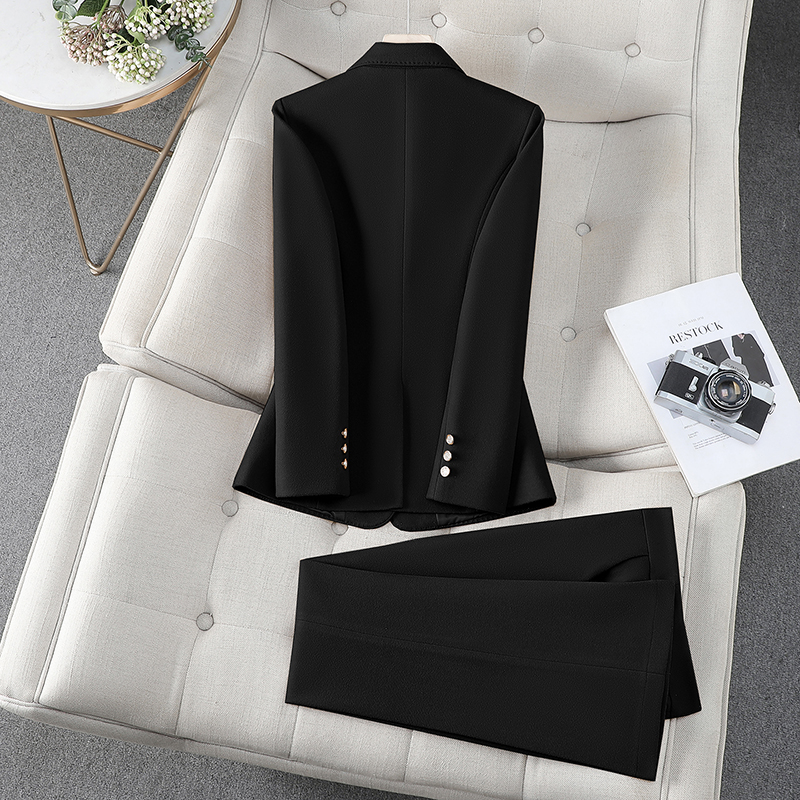 Temperament slim business suit 2pcs set for women