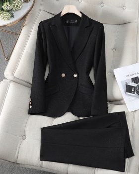 Profession coat wine-red business suit 2pcs set for women