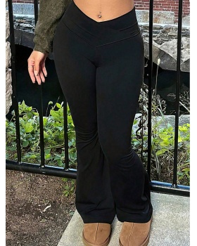 Slim yoga long pants European style pants for women