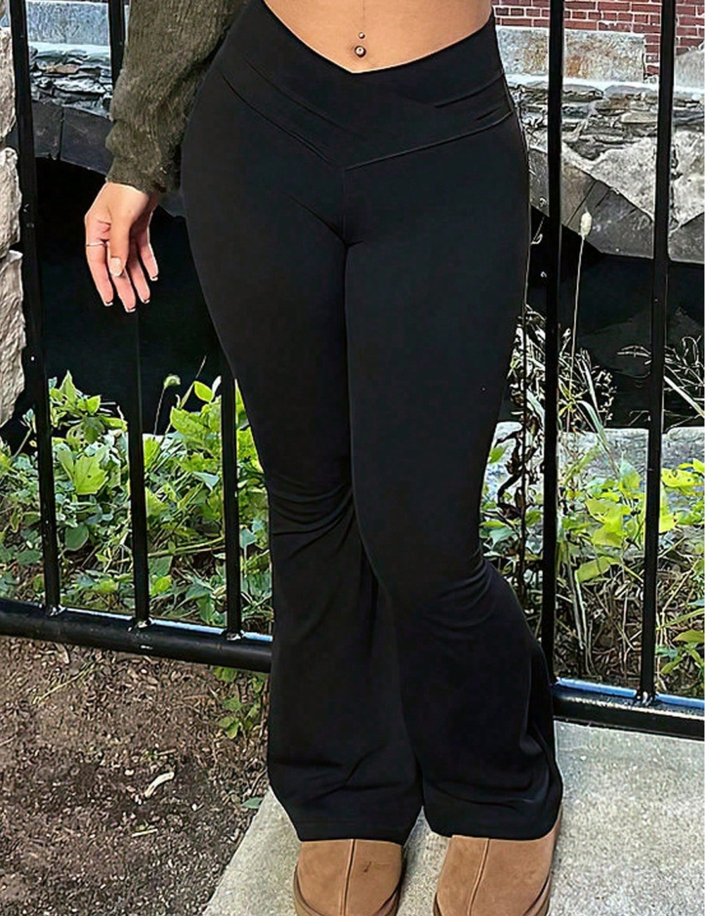 Slim yoga long pants European style pants for women