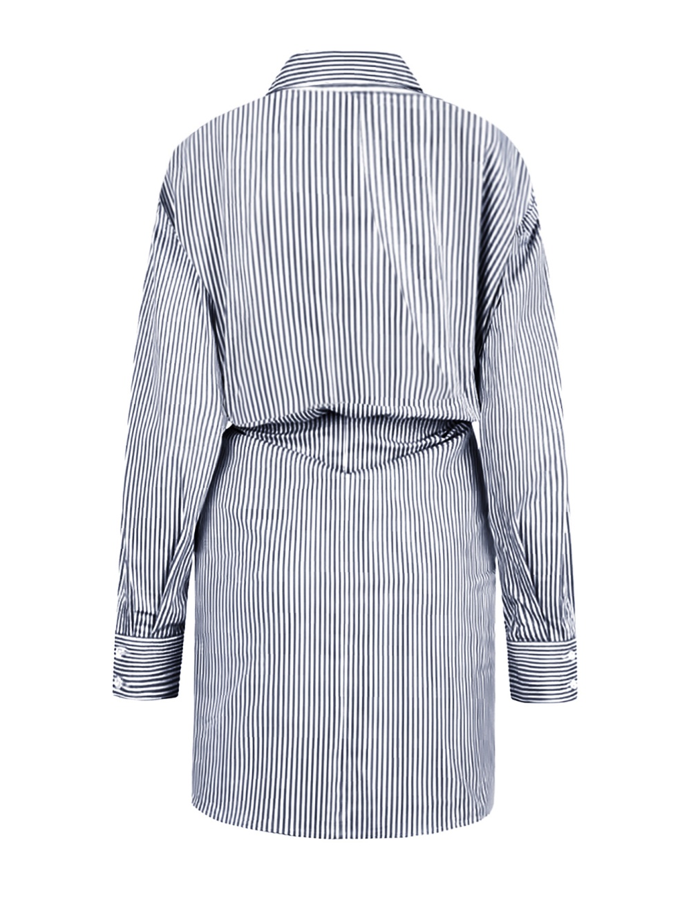 Stripe simple European style dress for women