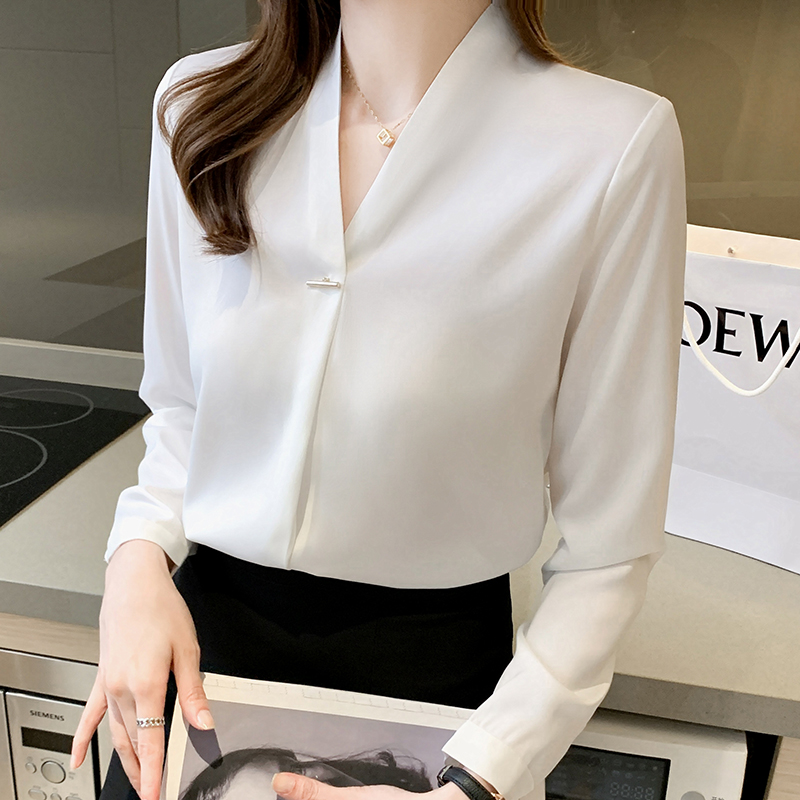 Long sleeve profession shirt fashion uniform for women