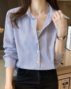 Temperament long sleeve shirt loose tops for women