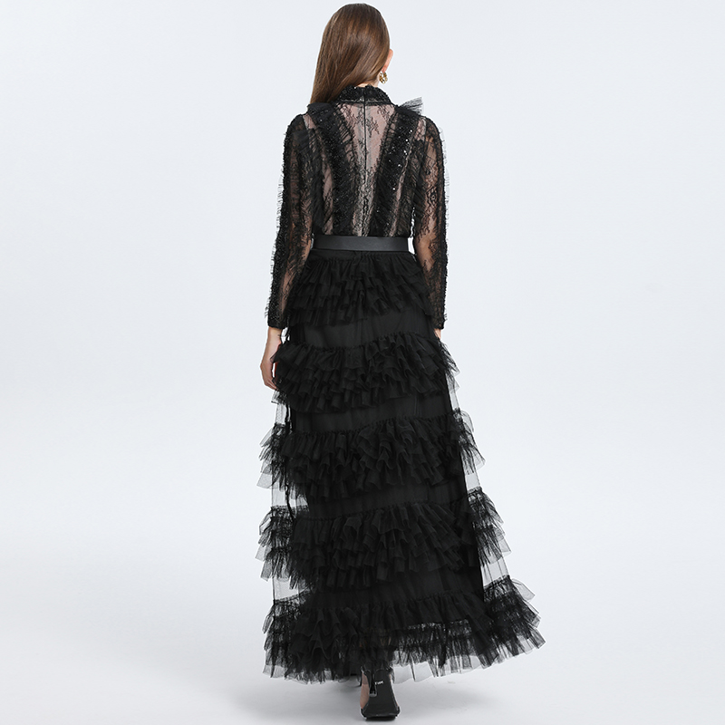 With belt court style dress temperament formal dress
