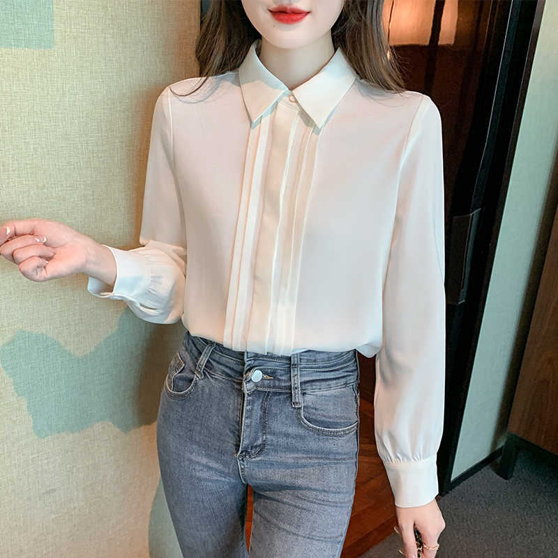 All-match profession shirt spring and autumn tops for women