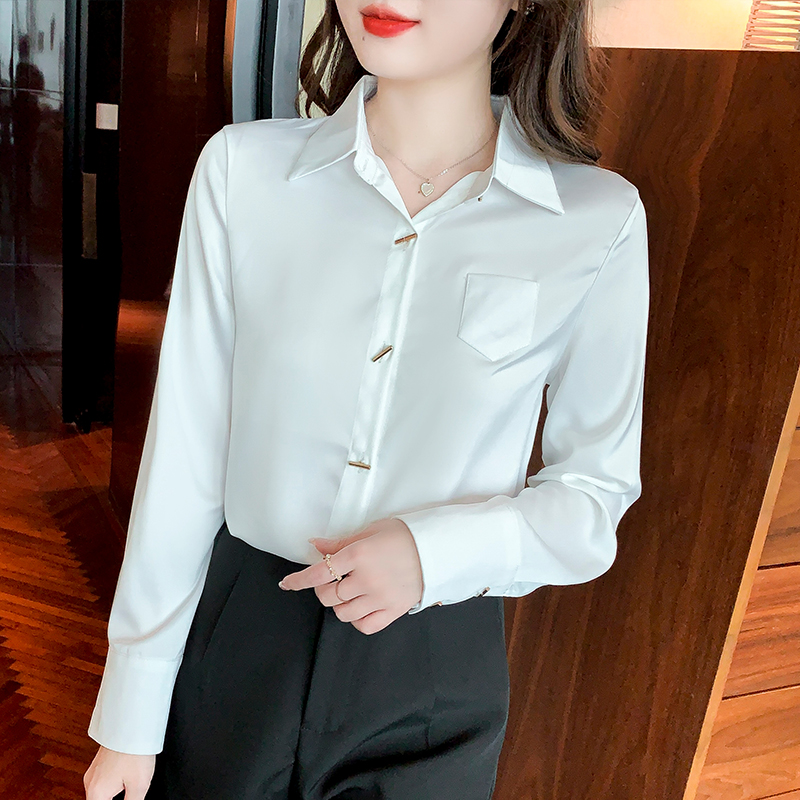 Basis tops spring and autumn shirt for women