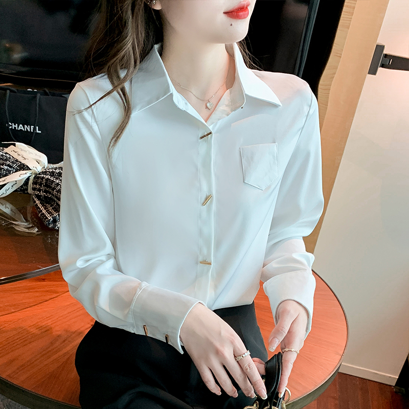 Basis tops spring and autumn shirt for women