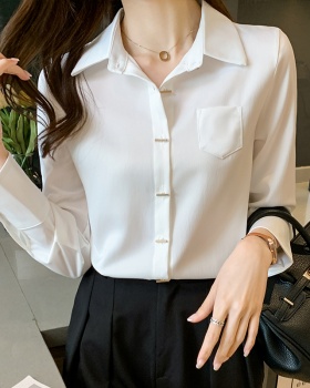 Korean style spring and autumn shirt basis slim tops