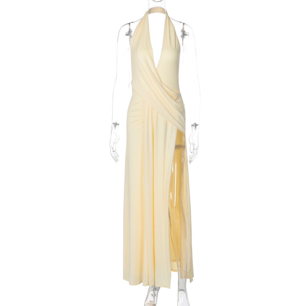 Halter spicegirl fashion irregular dress for women