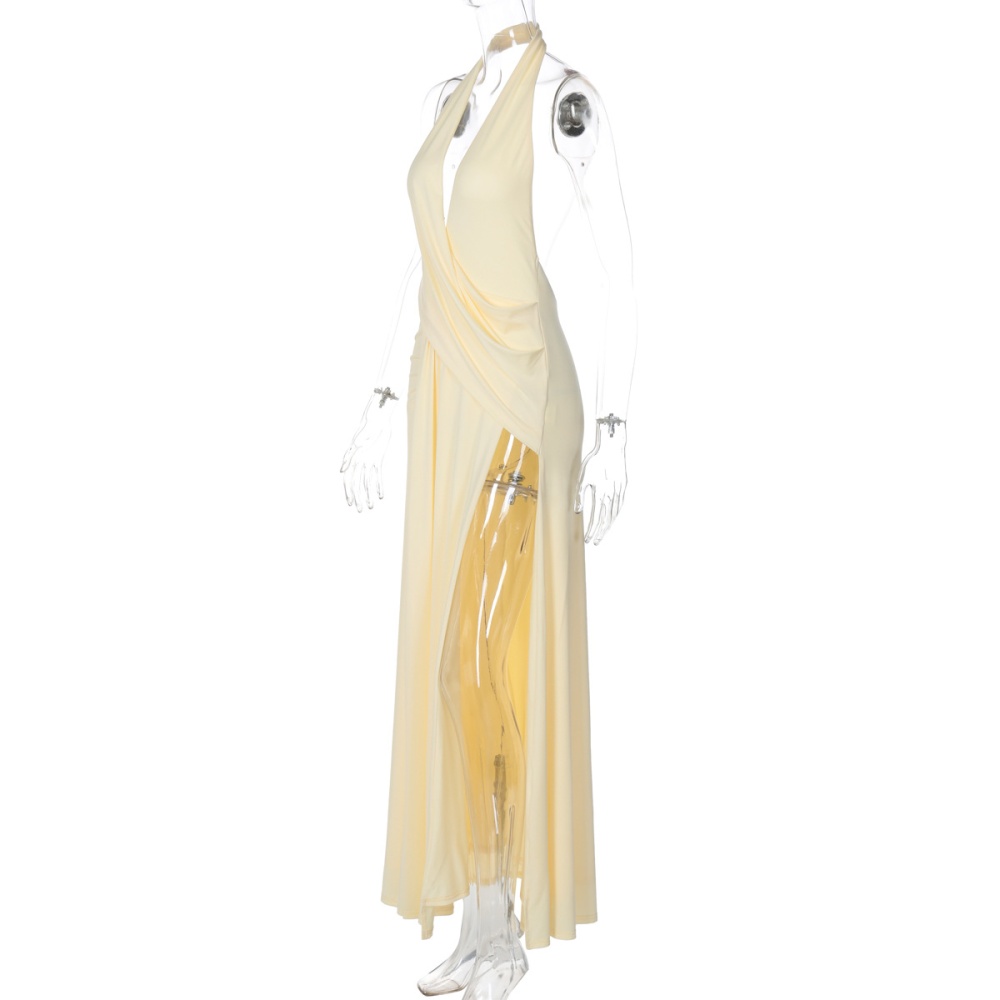 Halter spicegirl fashion irregular dress for women