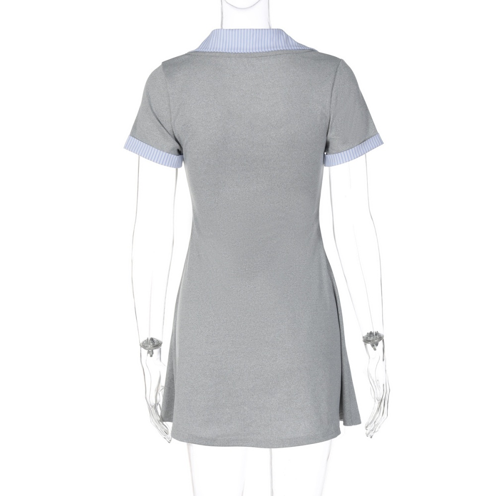 Summer fashion dress splice short sleeve cardigan