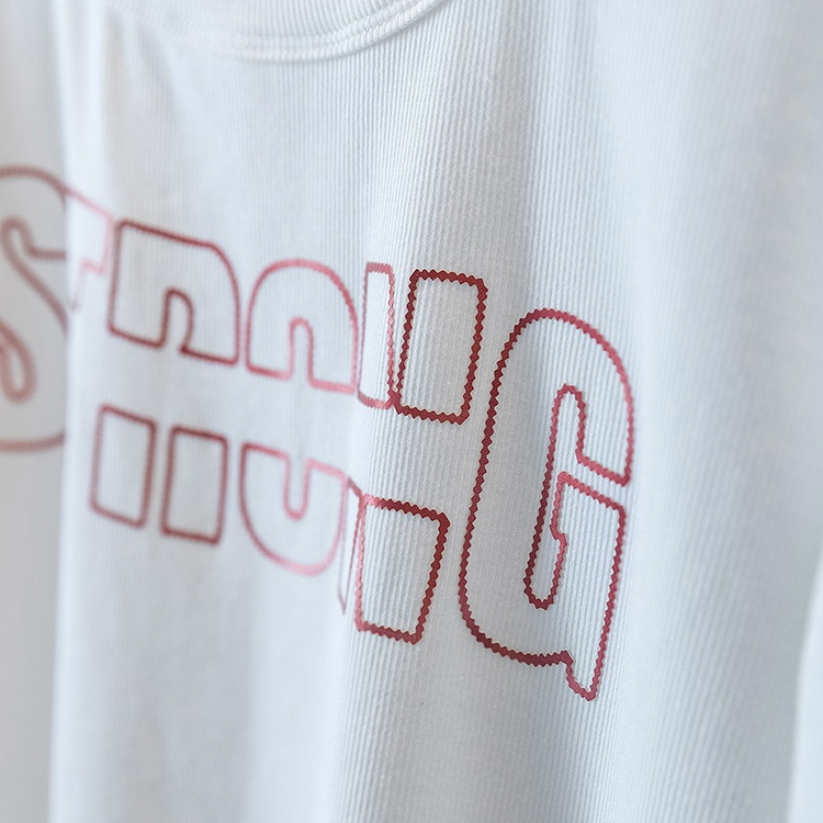 Spring Casual T-shirt printing simple tops for women