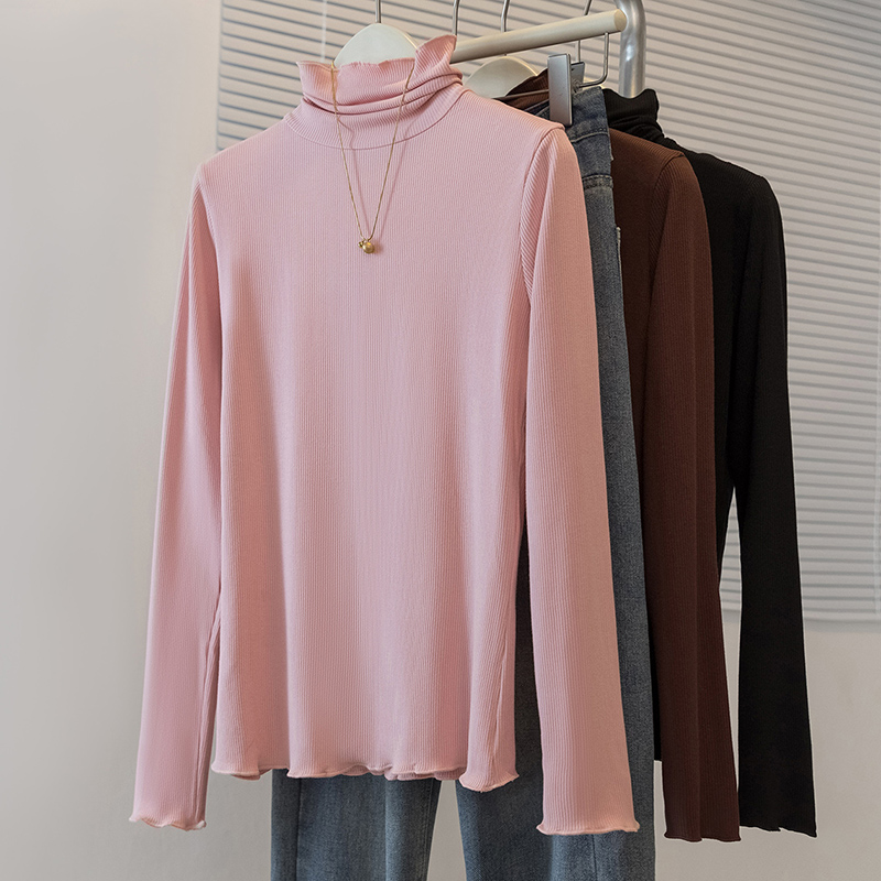 Large yard T-shirt show young bottoming shirt for women