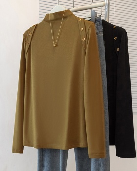 Show young bottoming shirt Korean style tops for women