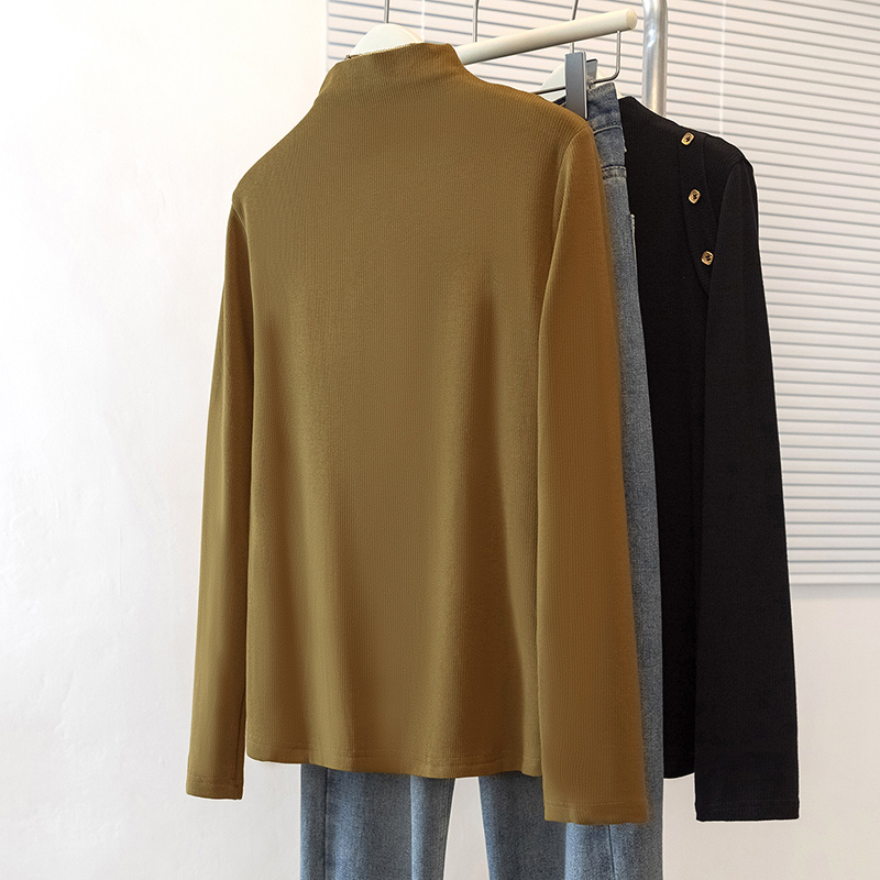 Show young bottoming shirt Korean style tops for women