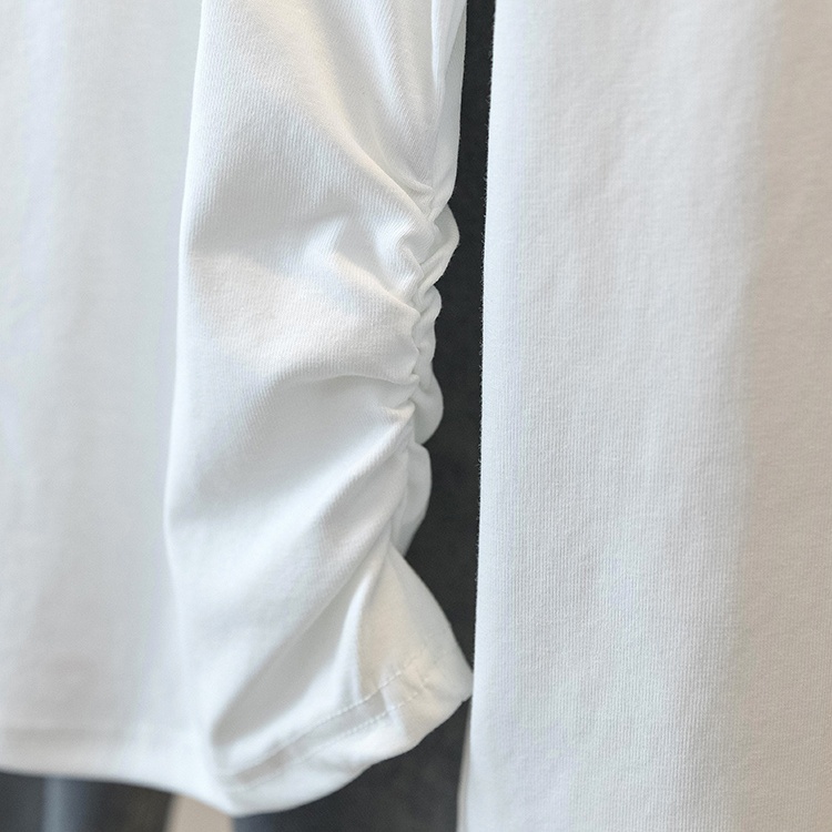 Long sleeve printing tops American style fat bottoming shirt
