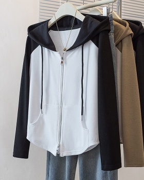 Long sleeve slim T-shirt large yard cardigan for women