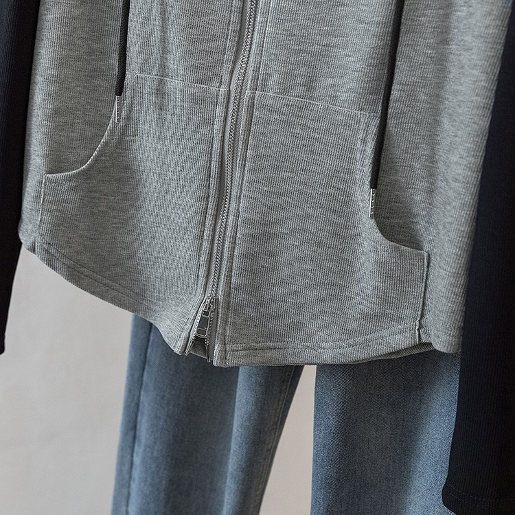 Long sleeve slim T-shirt large yard cardigan for women