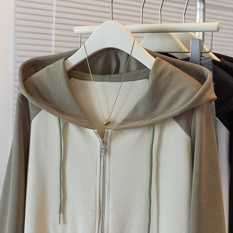 Long sleeve slim T-shirt large yard cardigan for women