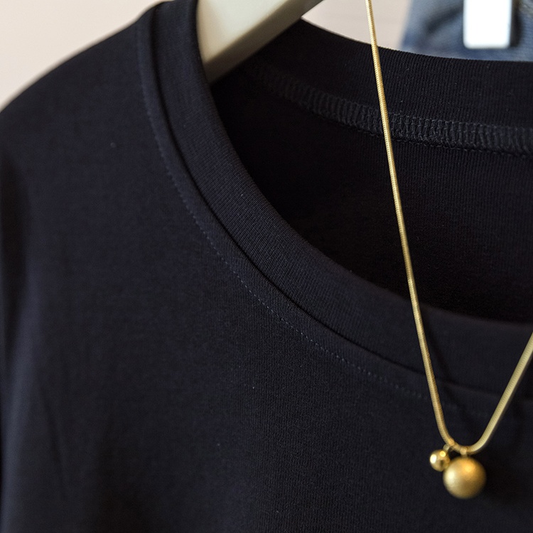 Irregular large yard tops show young T-shirt for women