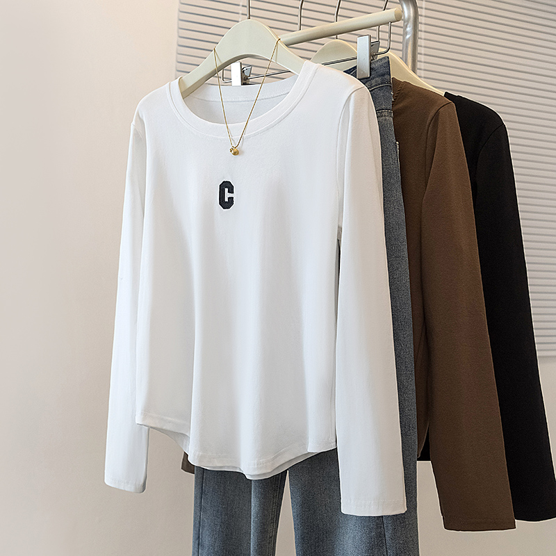 Irregular large yard tops show young T-shirt for women