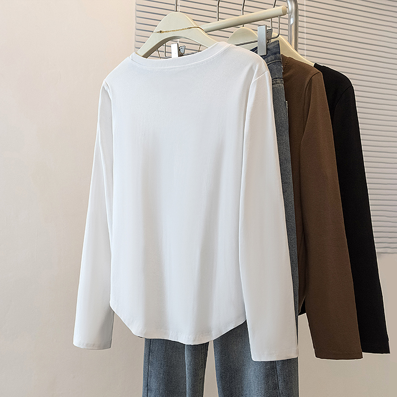 Irregular large yard tops show young T-shirt for women
