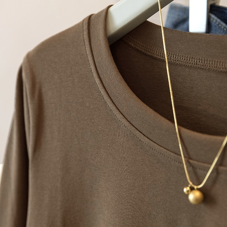 Irregular large yard tops show young T-shirt for women