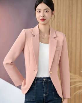 Commuting simple coat temperament doll shirt for women
