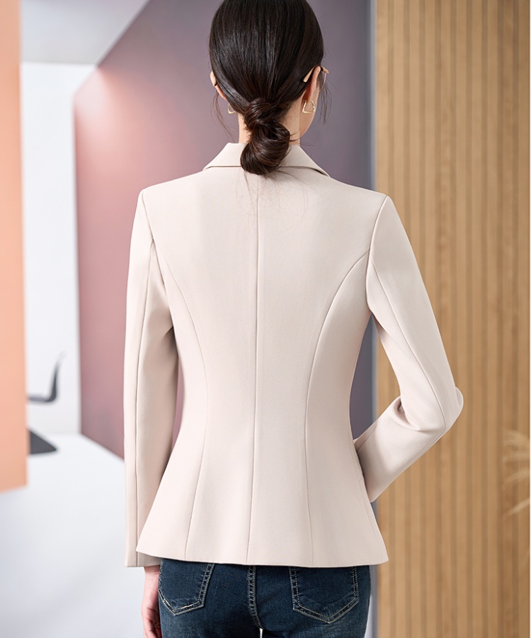 Commuting simple coat temperament doll shirt for women