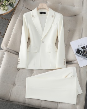 Casual coat business suit a set for women