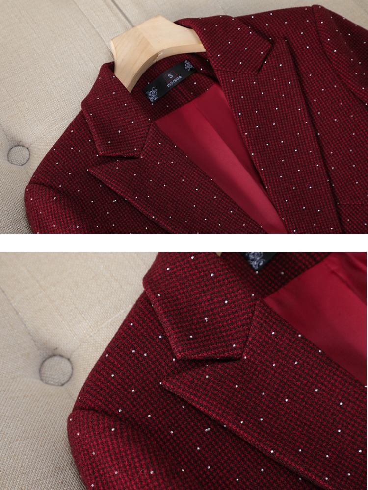 Fashion business suit spring and autumn coat a set