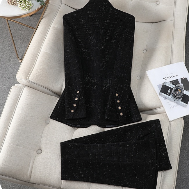 Casual business suit light luxury coat a set