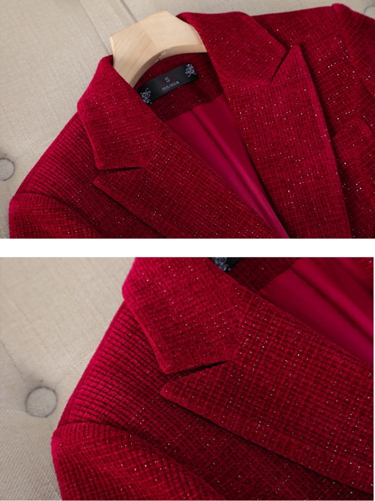 Casual business suit light luxury coat a set