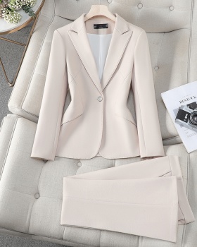 Commuting coat business suit a set for women