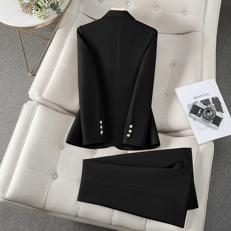 Commuting coat business suit a set for women