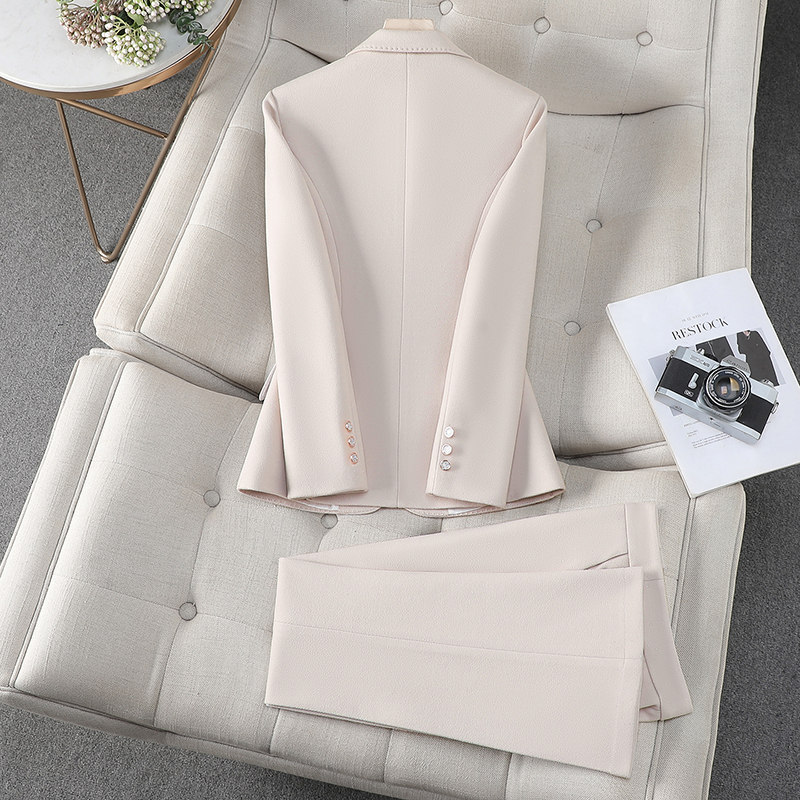 Commuting coat business suit a set for women
