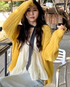 Spring and autumn slim cardigan sweet style coat for women