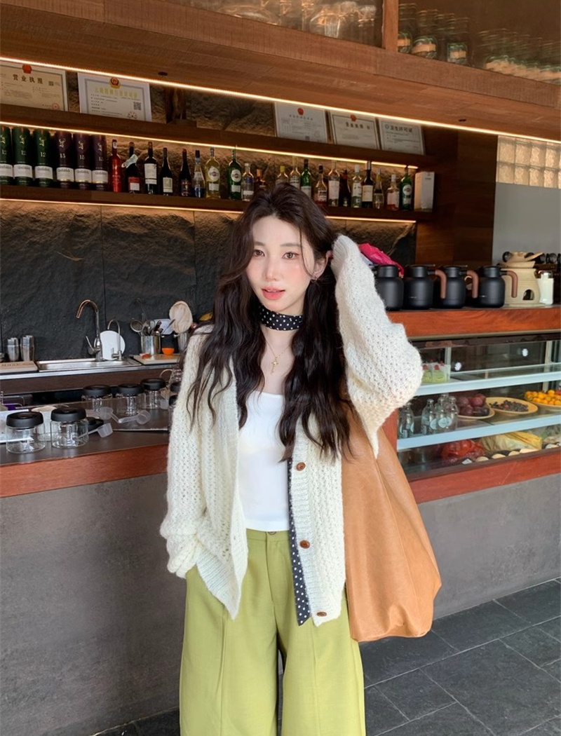 Spring and autumn slim cardigan sweet style coat for women