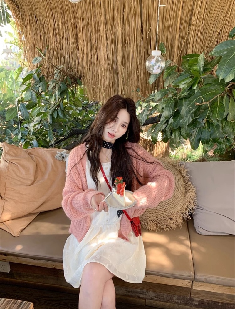 Spring and autumn slim cardigan sweet style coat for women