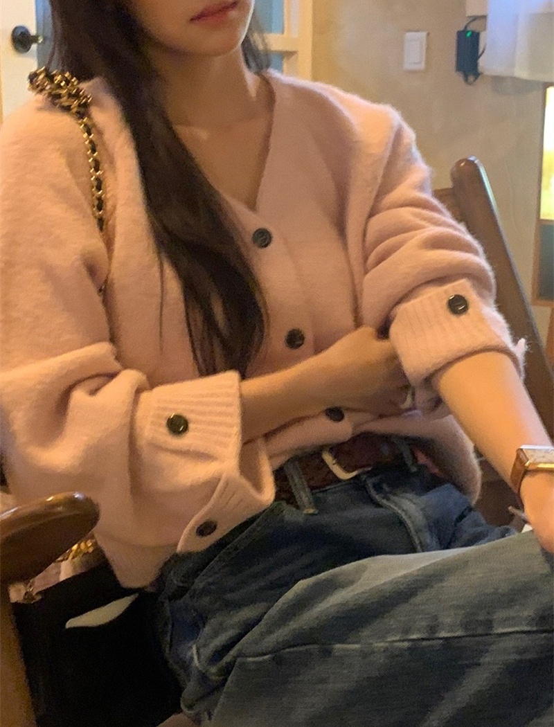 Autumn and winter coat knitted sweater for women
