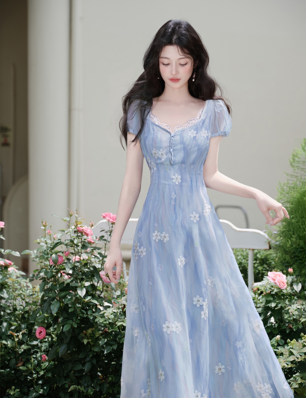 Maiden show young vacation slim dress