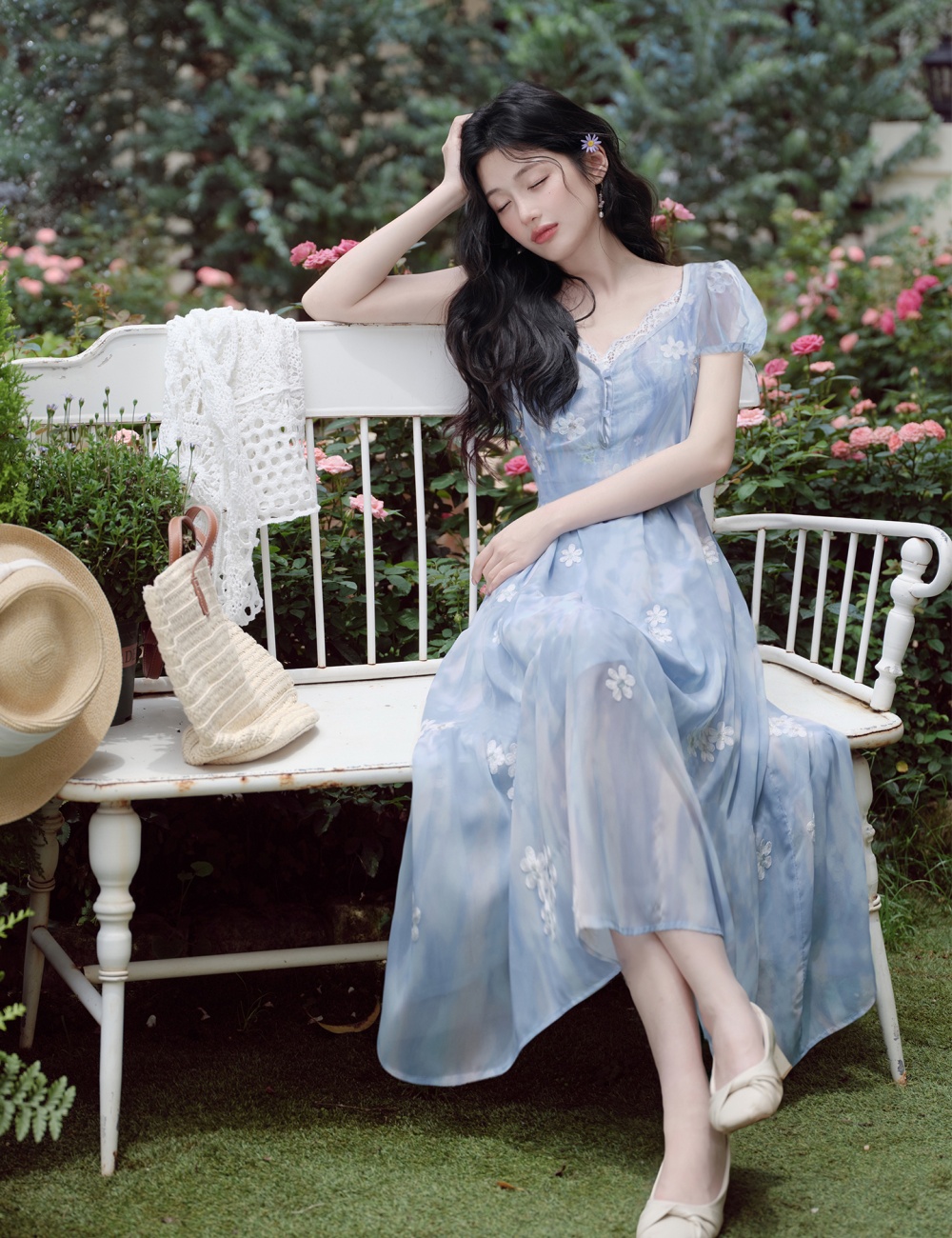 Maiden show young vacation slim dress