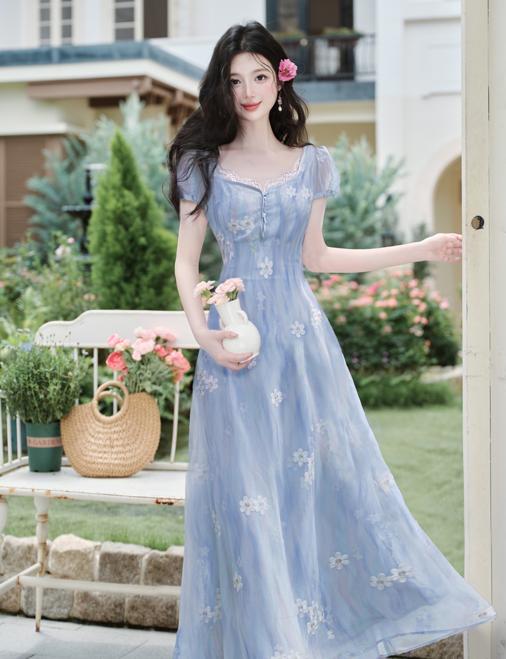 Maiden show young vacation slim dress