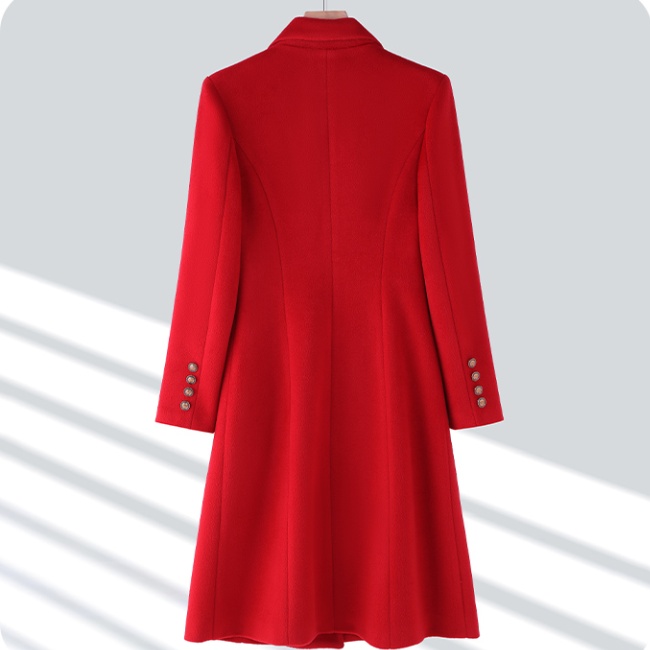 Fashion long coat temperament doll shirt for women