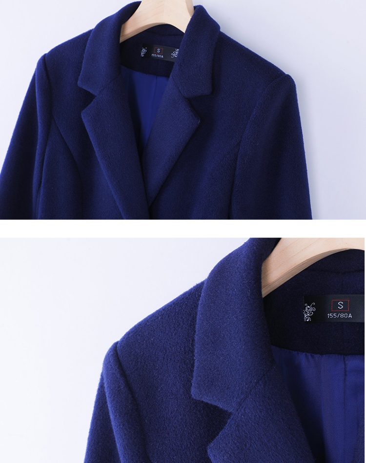 Fashion long coat temperament doll shirt for women